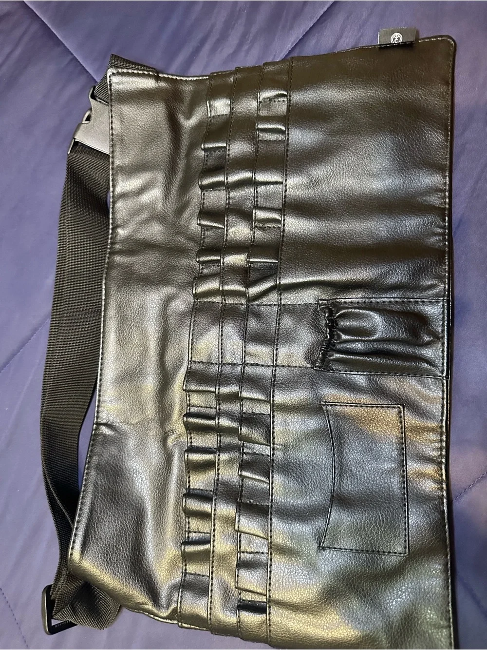 Makeup brushes apron